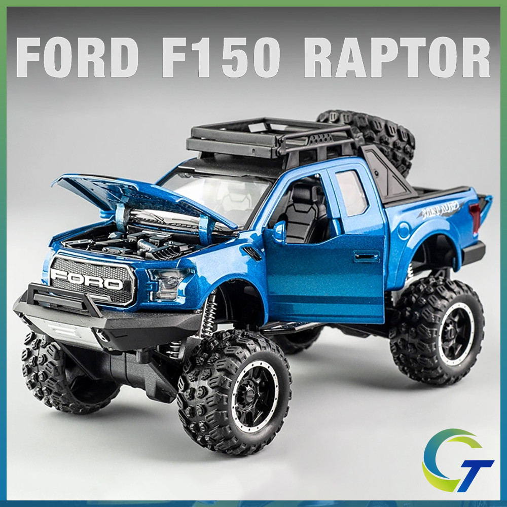 1: 32 Ford Raptor Bigfoot F150 Diecast Toys Car Model Cars Alloy Toy ...