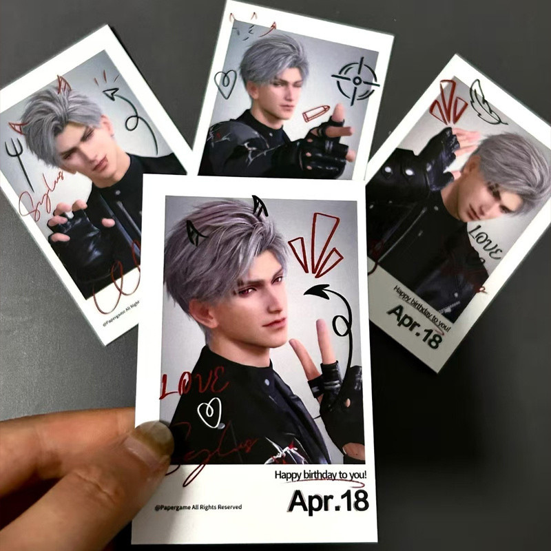 4Pcs/Pack 2025 Game Love and Deepspace Merch Fans Collection Character ...