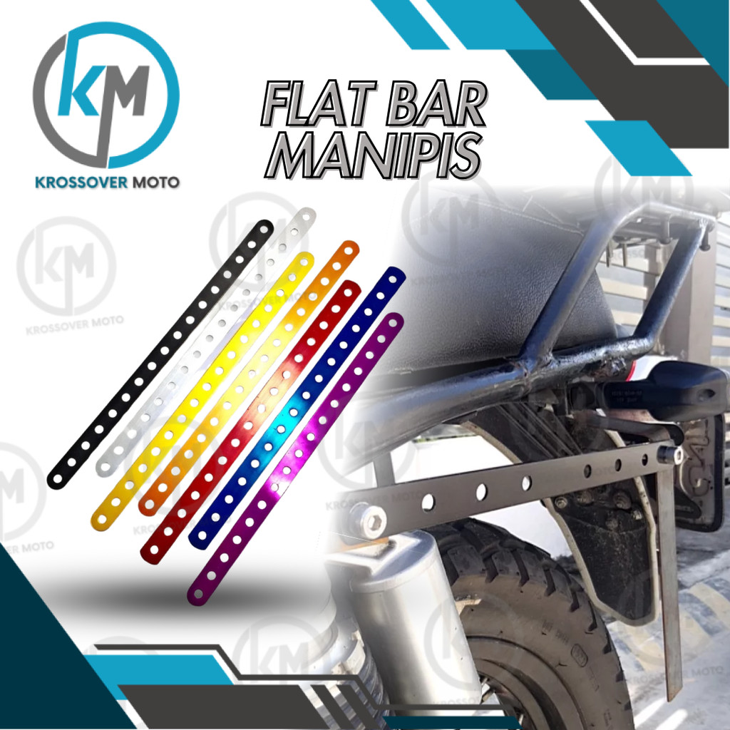 MOTORCYCLE ACCESSORIES FLAT BAR MANIPIS 3MM [KM] | Shopee Philippines