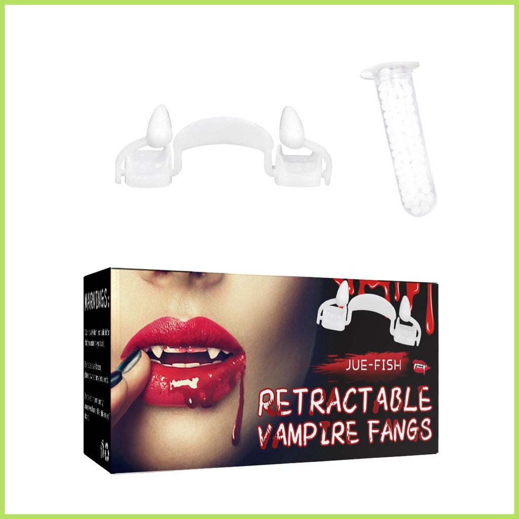 Cosplay Braces Vampire Fangs Vampire Fake Teeth Braces Kit for Dentures
