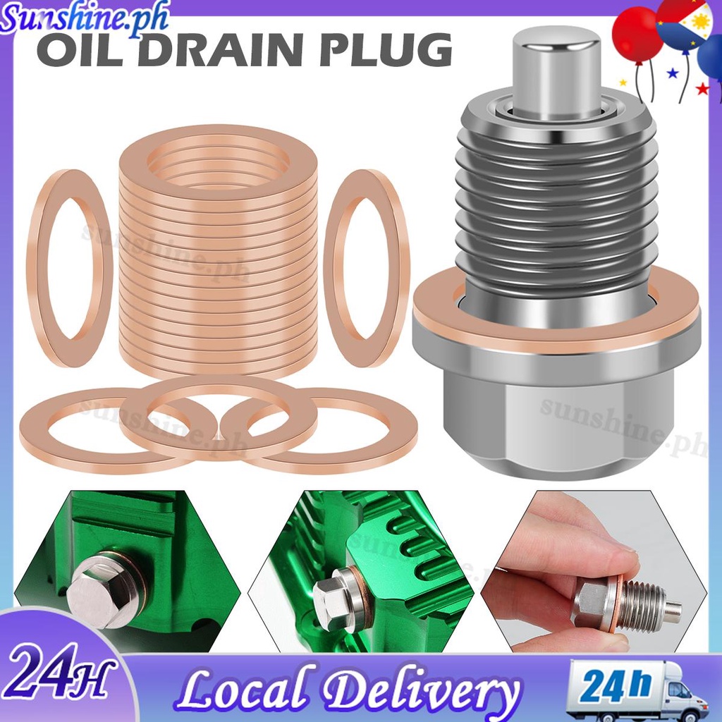 M14 x 1.5 Oil Drain Bolt Stainless Steel Engine Oil