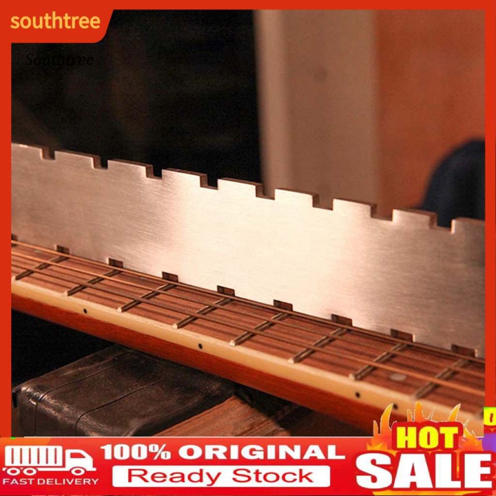 SOU_ Neck Straight Edge High Strength Notched Stainless Steel Luthiers