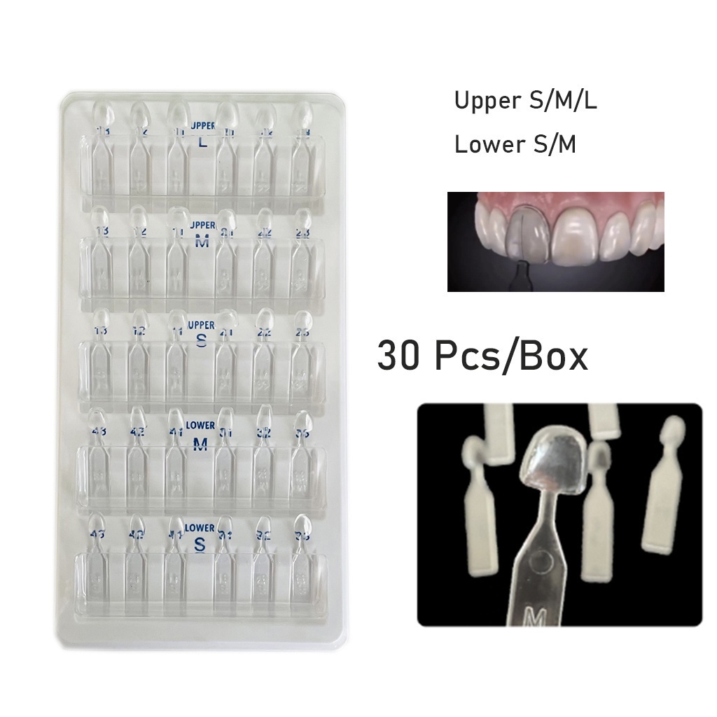 Dental Veneer Mould Box Composite Resin Light Cure Anterior Front Teeth ...