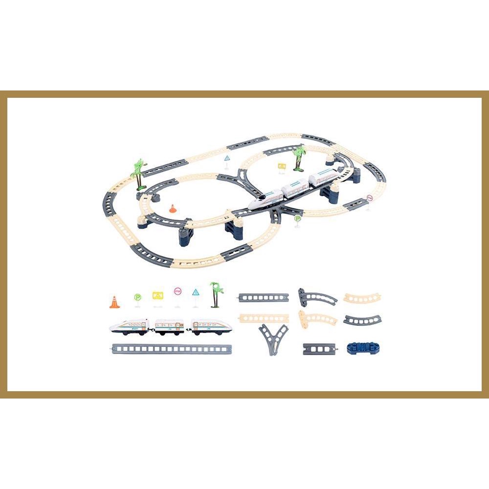 Battery Train Set Electric Train Sets for Kids 35 Battery Powered