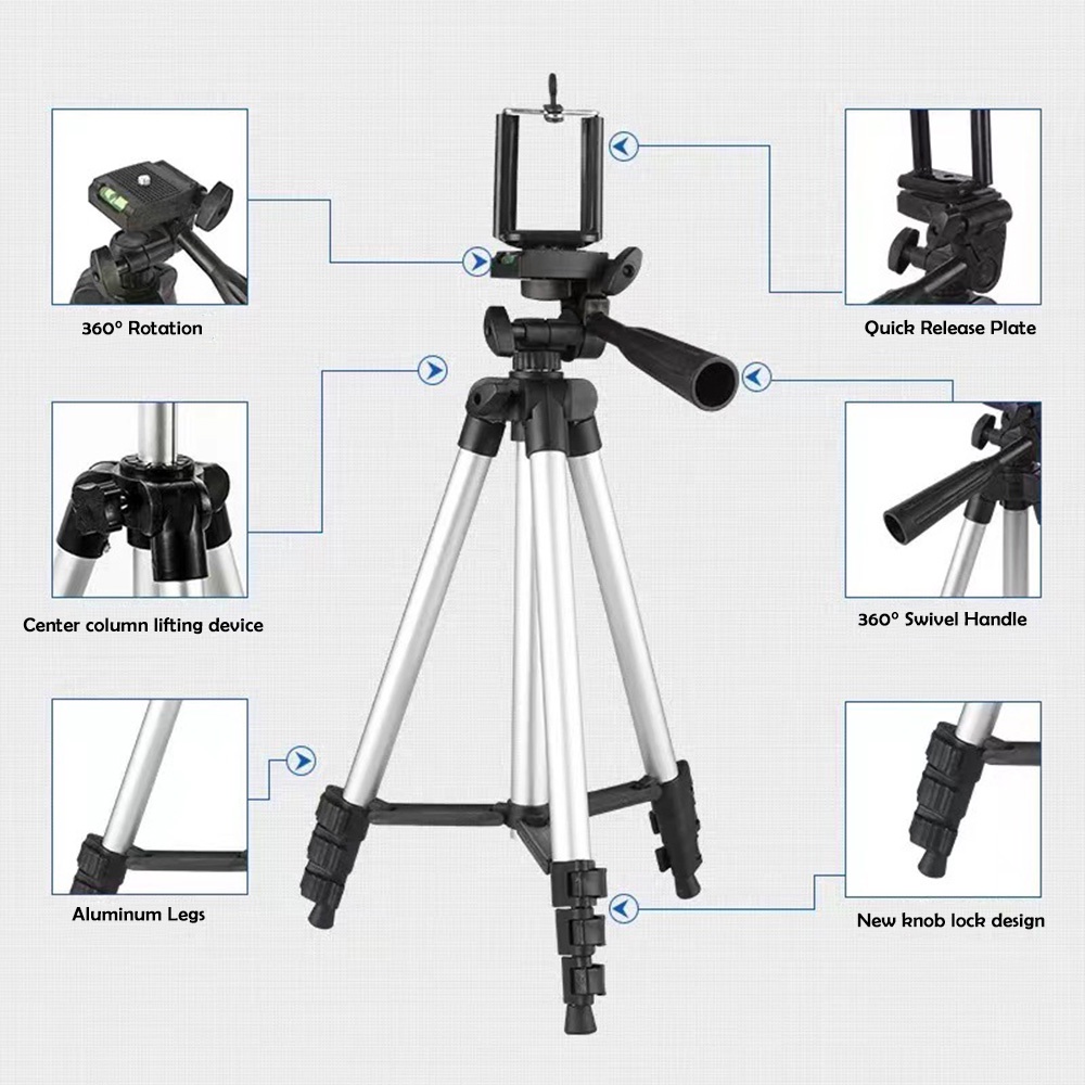 Universal Tripod For Phone 100cm Video Recording Phone Tripod Stand