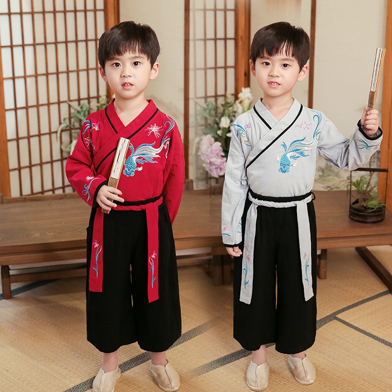 Boy Tang Suit Hanfu Boy Suit Children Chinese Style Classical Costume