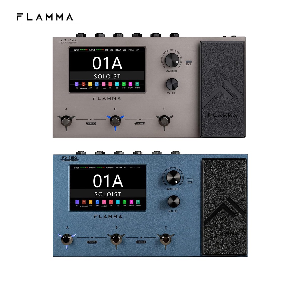 FLAMMA FX150 Multi Effects Processor Electric Guitar Pedal with Amp