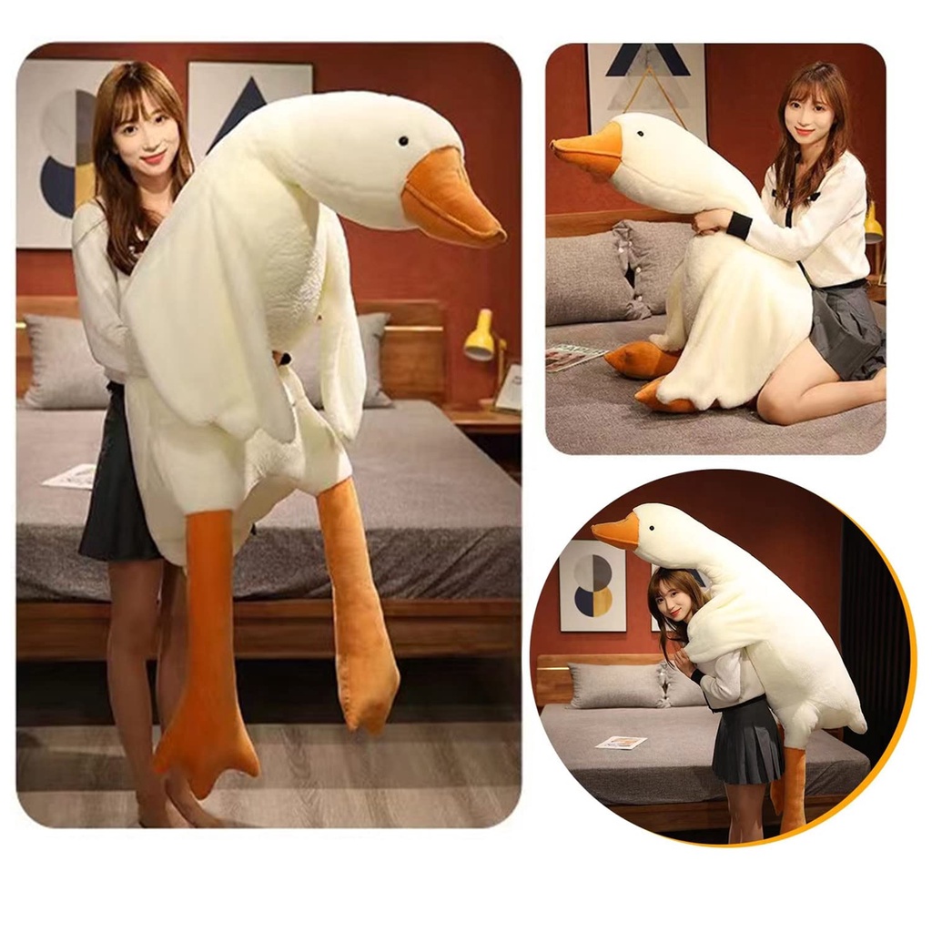 50cm Big White Goose Pillow Plush Toy Big Goose Doll Duck Doll Sleep ...