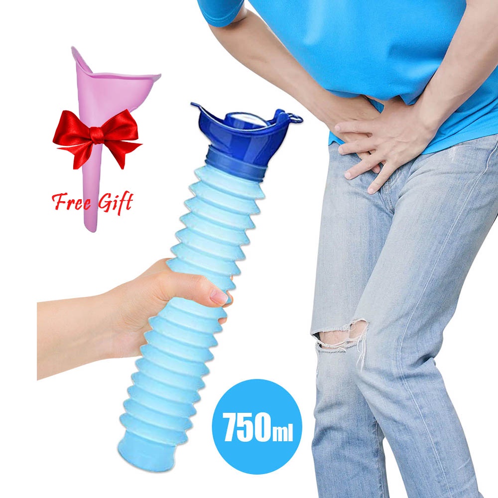 1set Urinal Car Urinal Bucket Outdoor Standing Urine Emergency Travel