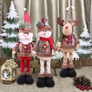 Christmas Old Man Snowman Elk Long Leg Doll Christmas Shopping