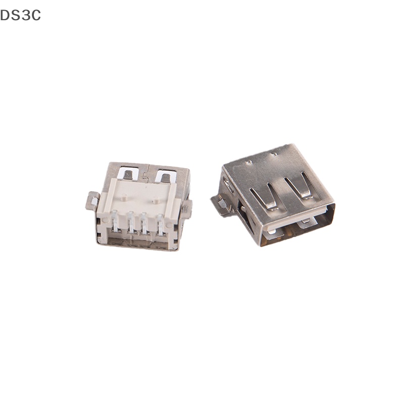 Ds3c 10pcs Usb20 Type A Standard Port Female Solder Jacks Connector Pcb Socket Usb A Type Smt 0849