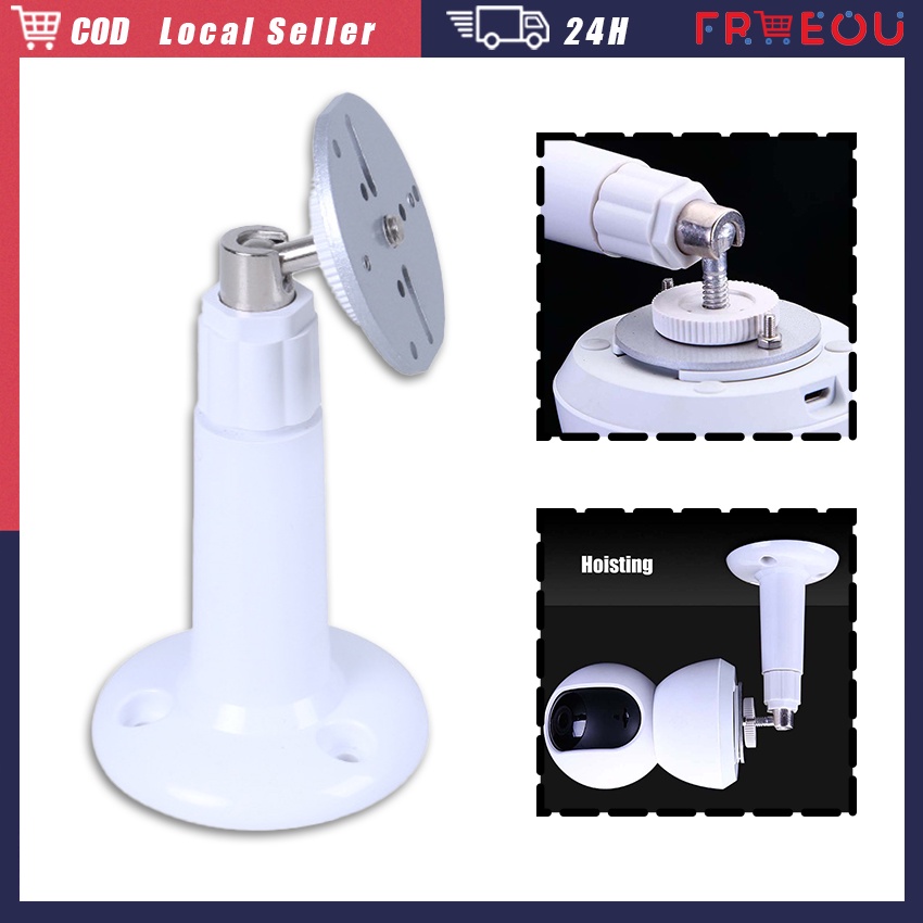 Camera Bracket ABS Plastic Wall Mount Bracket 360° Rotation Camera ...