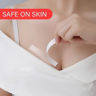 Anti Slip Clothes Tape Transparent Anti-glare Sticker Anti-sweat Invisible  Dress Tape 4pcs Underwear Safe Tape