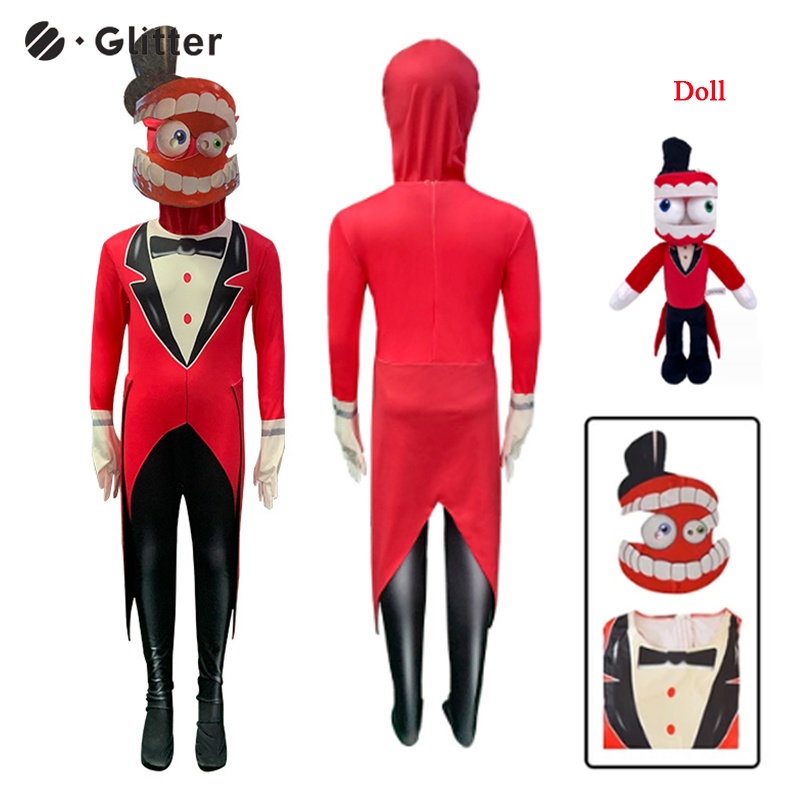 Anime Amazing Digital Circus Caine Cosplay Costume for Kids Boy Magic ...