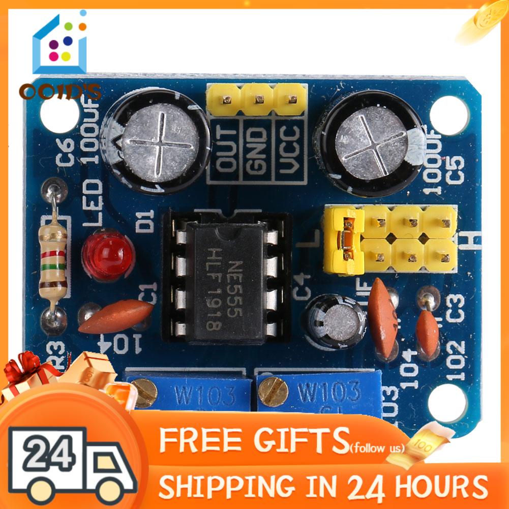 Ooidshop NE555 Pulse Frequency Generator Duty Cycle Board Module ...