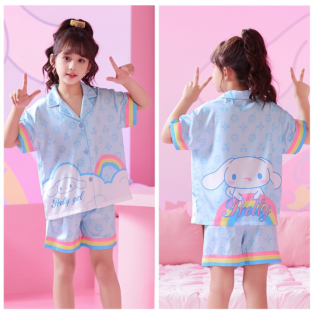 Pyjamas Kids Pajamas Girls Pyjamas Set Sanrio Kuromi Melody Cinnamoroll ...