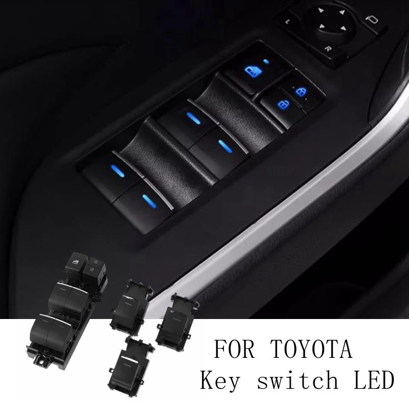 For Toyota Yaris Cross 2022 Rav4 Rav 4 Chr Corolla 20192022 Lighted LED Power Single Window