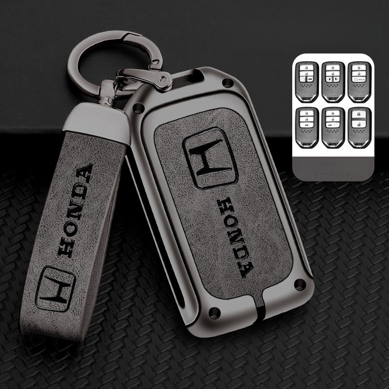 Remote Car Key Cover Key Fob Case Keychain for Honda Hatchback HEV CRV ...