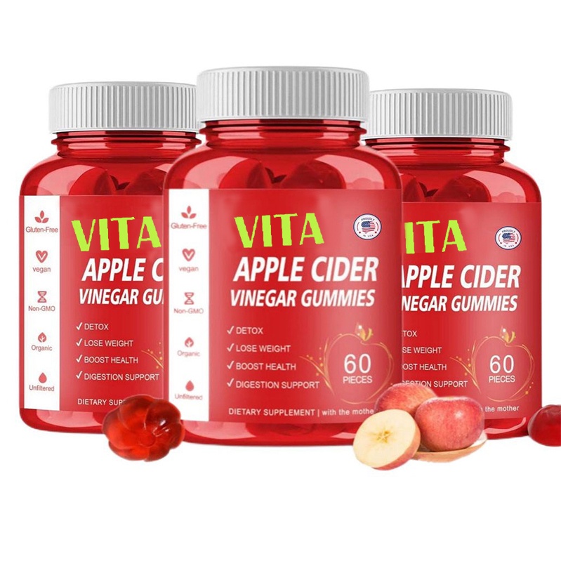 VITA Apple Cider Vinegar Gummies Glutathione Gummies Slimming Vitamin