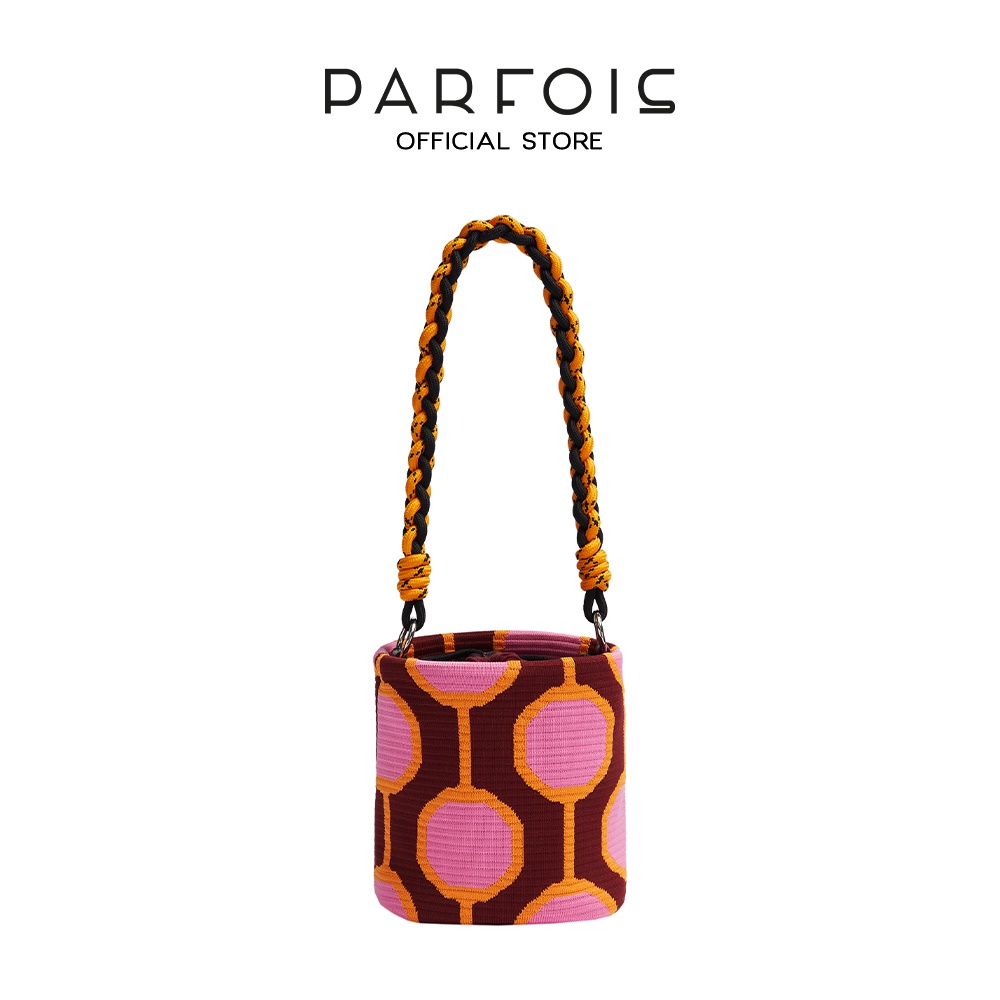 Parfois Jacquard Bucket Bag for Women's Shopee Philippines
