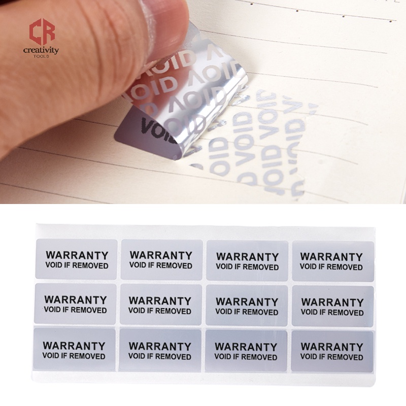 [CR] 100pcs Warranty Protection Sticker (40mm*20mm) Tamper Proof Void ...