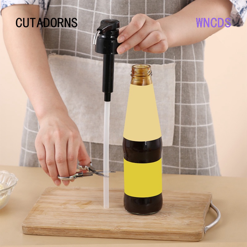 WNCDS Oyster Sauce Press Pour Spout 1 Pump + 2 Hoses For Wine Gin Olive