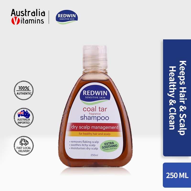 Australia Redwin Coal Tar /Tea Tree Shampoo Dry Itchy Scalp Dandruff