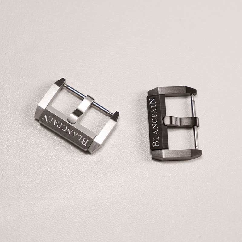 11 1 Suitable for Blancpain Fifty Fathoms watch buckle steel color titanium color men s belt pin buckle watch strap buck