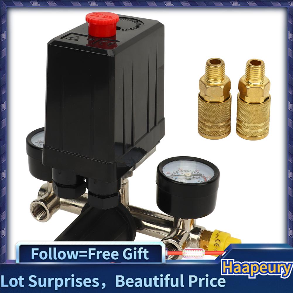 Haapeury Air Compressor Pressure Regulator Switch Kit Standard Inlet