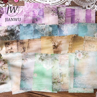 JIANWU 50Sheets Alice's Illusion Series Vintage Flower Fantasy Decor  Material Paper Creative DIY Junk Journal Collage Stationery - JianWu  Official Store