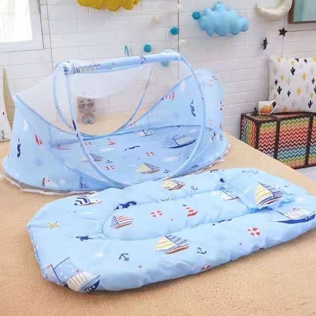 Mesh store baby bed