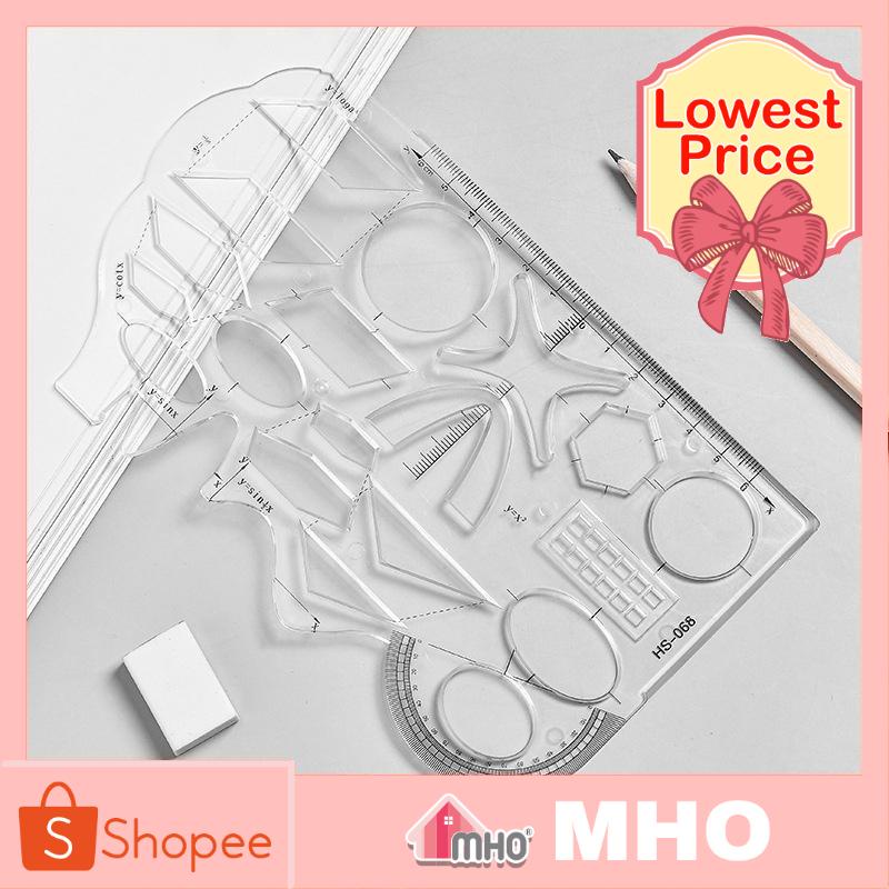 Transparent Multifunction Soft Ruler Drafting Measuring Learning ...