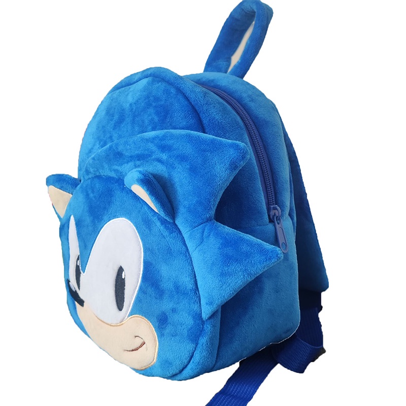 【hot sale】 Cartoon Sonic Plush Backpack Baby Todder Children's ...