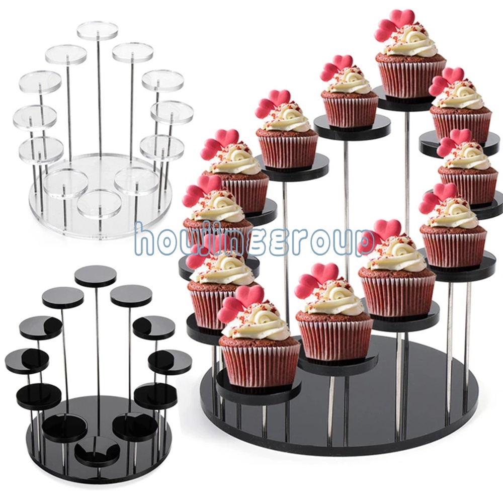 Multi-layer Round Cake Dessert Display Rack Jewelry Display Stand ...