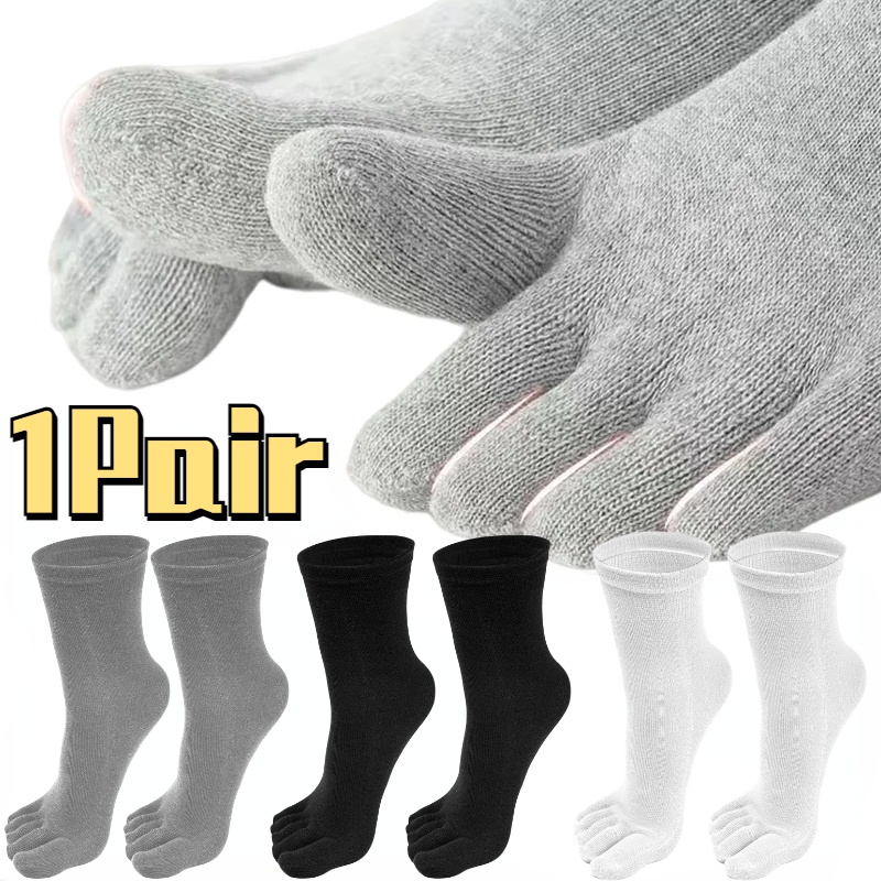 1pair Five Fingers Toe Footsocks