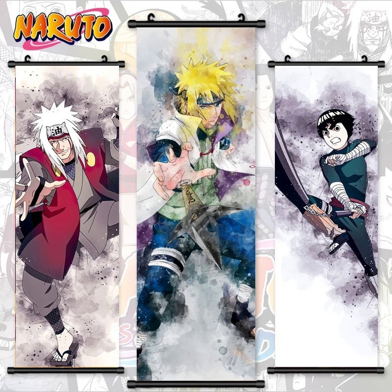 Wall art anime canvas Naruto pictures Jiraiya painting Namibian Minato ...