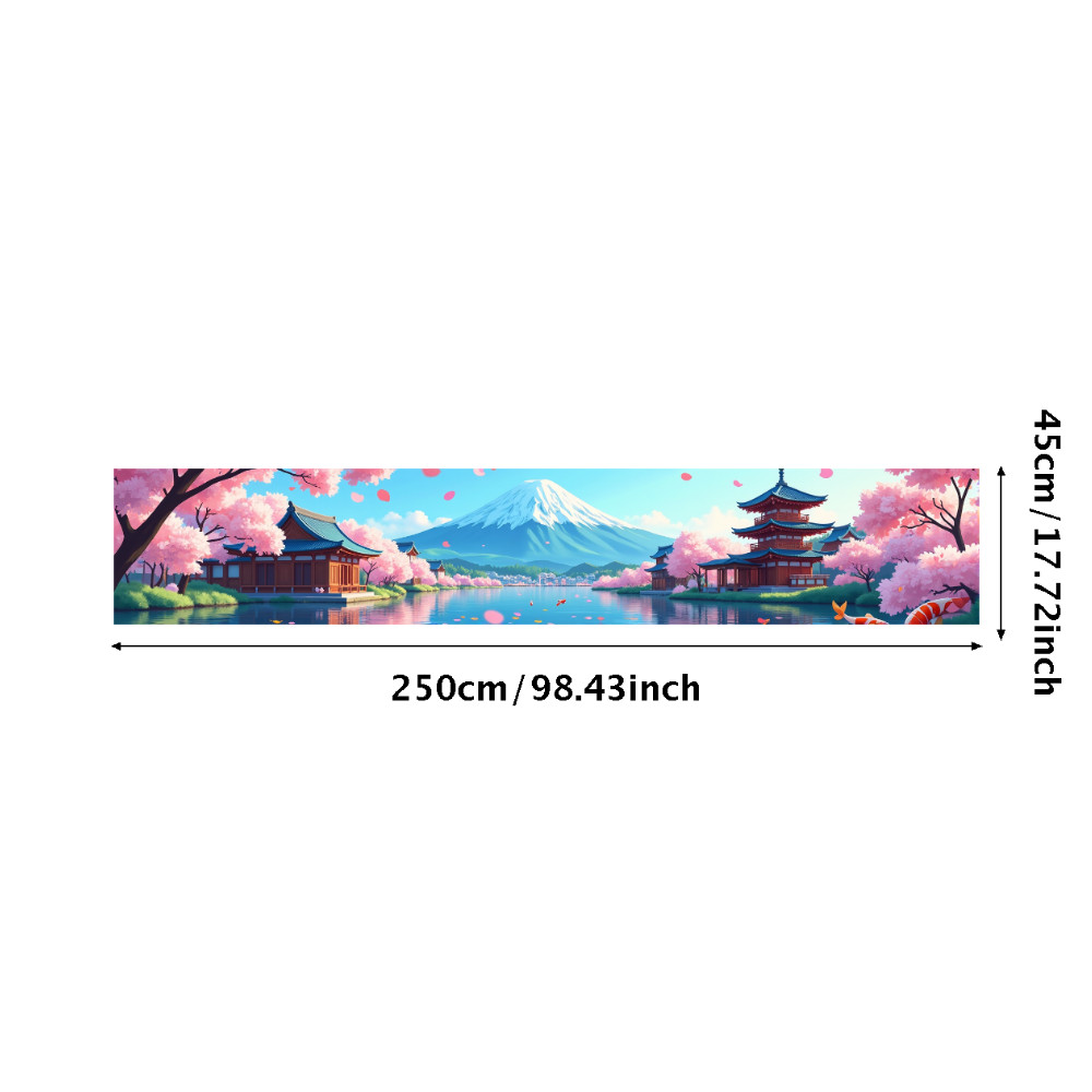 Japanese Cherry Blossom Scenic Backdrop Versatile Backdrop Banner ...