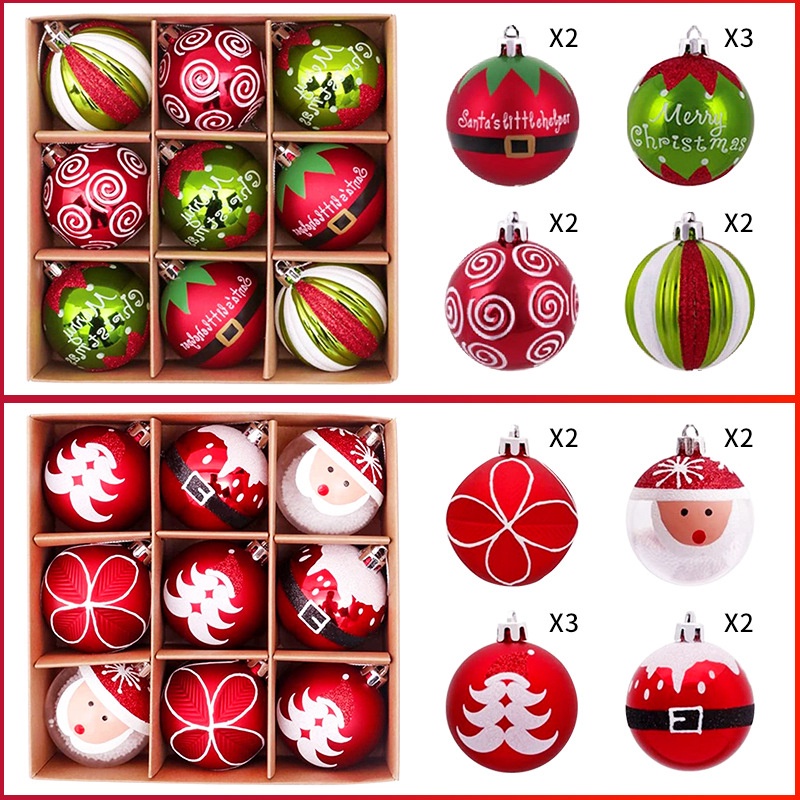 Creative Christmas Ball Gift Box Santa Claus Box Home Party Storage