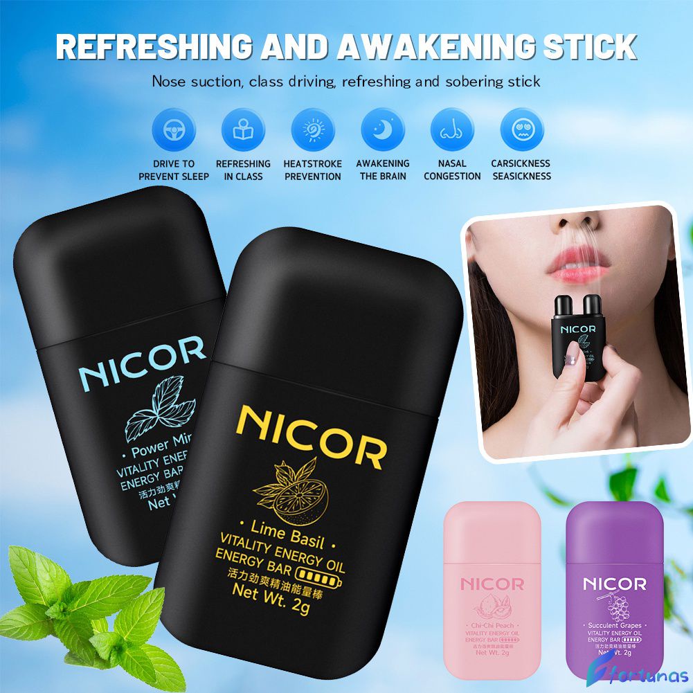 Nicor Energy Inhaler Double Orifice Nasal Aspiration For Refreshing And ...