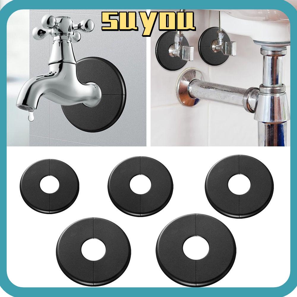 SUYO Shower Faucet Cover, ABS White Faucet Decorative Cover, Useful