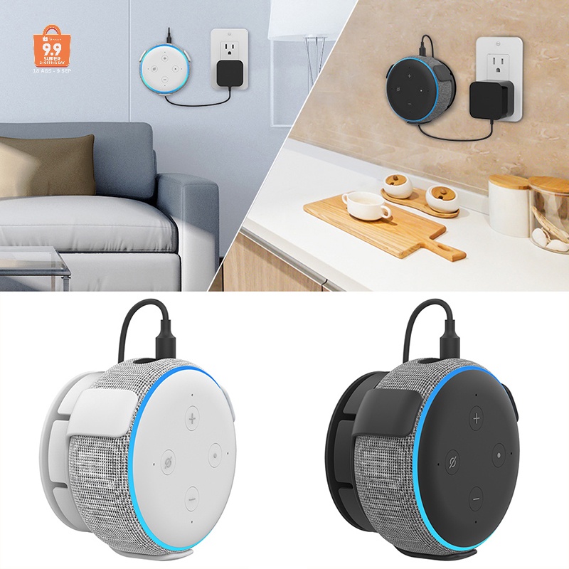 YESC Echo Dots Wall Mount Holder Cord Management For Alexa Echo Dot3rd