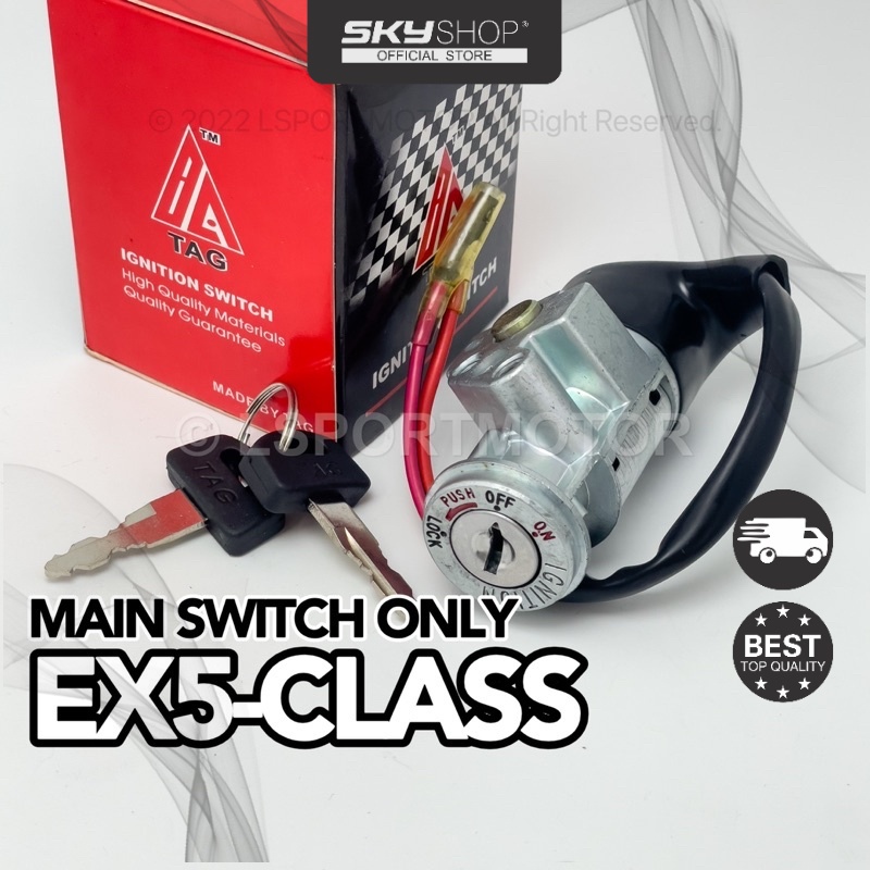 HONDA EX5CLASS MAIN SWITCH ONLY (TAG) IGNITION SWITCH KEY LOCK STARTER SWITCH EX5CLASS EX5