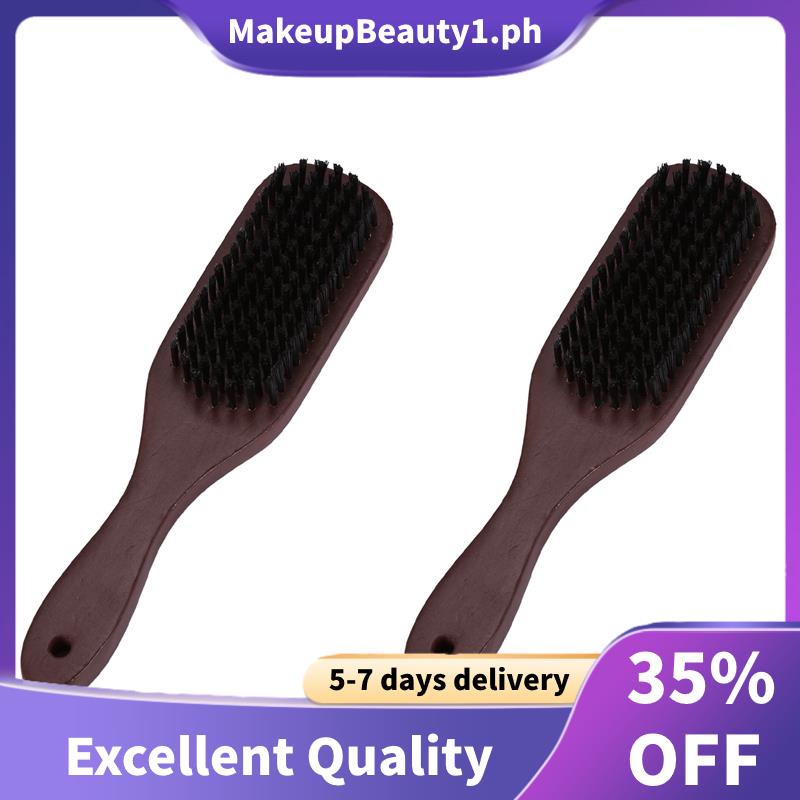 2X Fade Brush Comb Scissors Cleaning Brushes Barber Shop Skin Fade