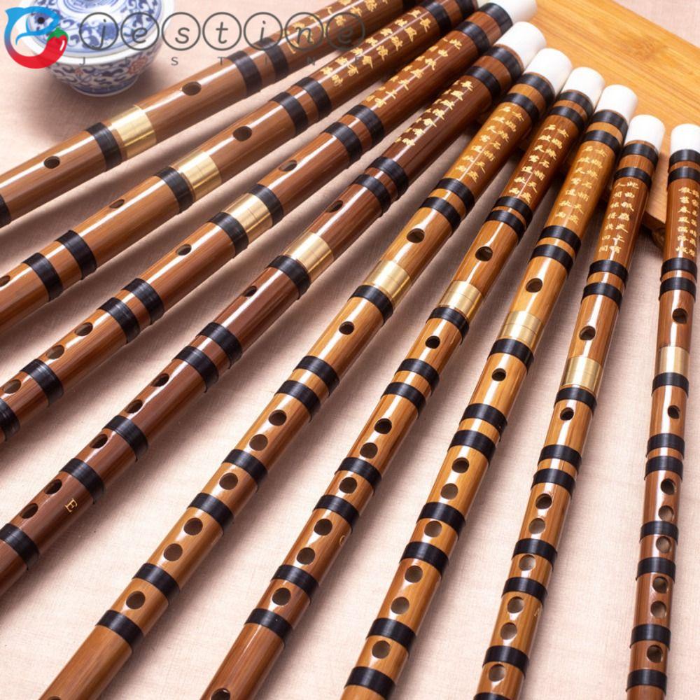 JESTINE Chinese Flute, Key C D E F G Chinese Traditional Flute, Musical