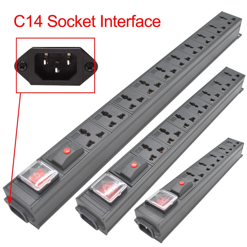 C14 port PDU Power Strip Distribution Unit power strip Surge protection ...