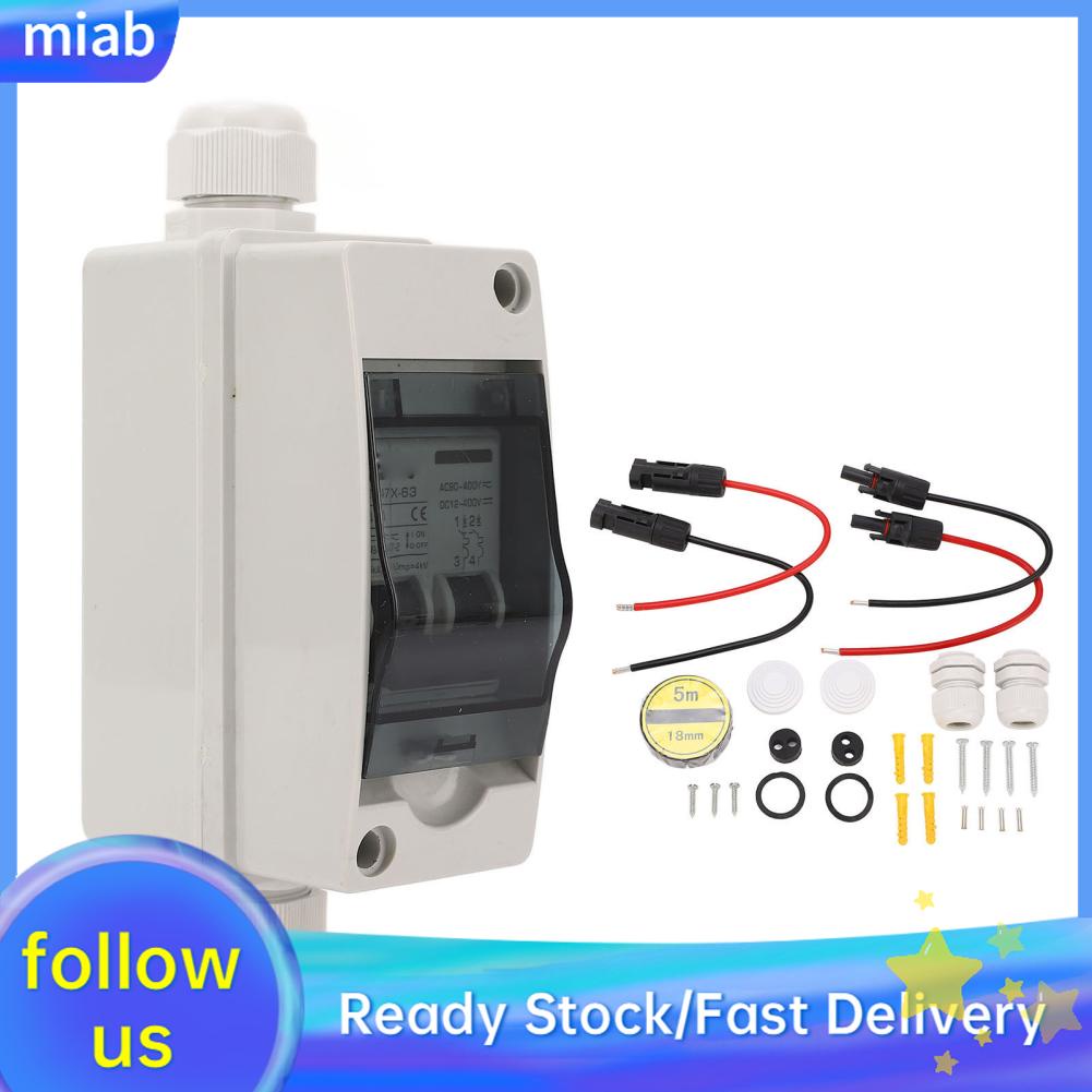 Maib Dual Power PV Disconnect Switch Small Breaker Box 40A DC 12‑400V ...