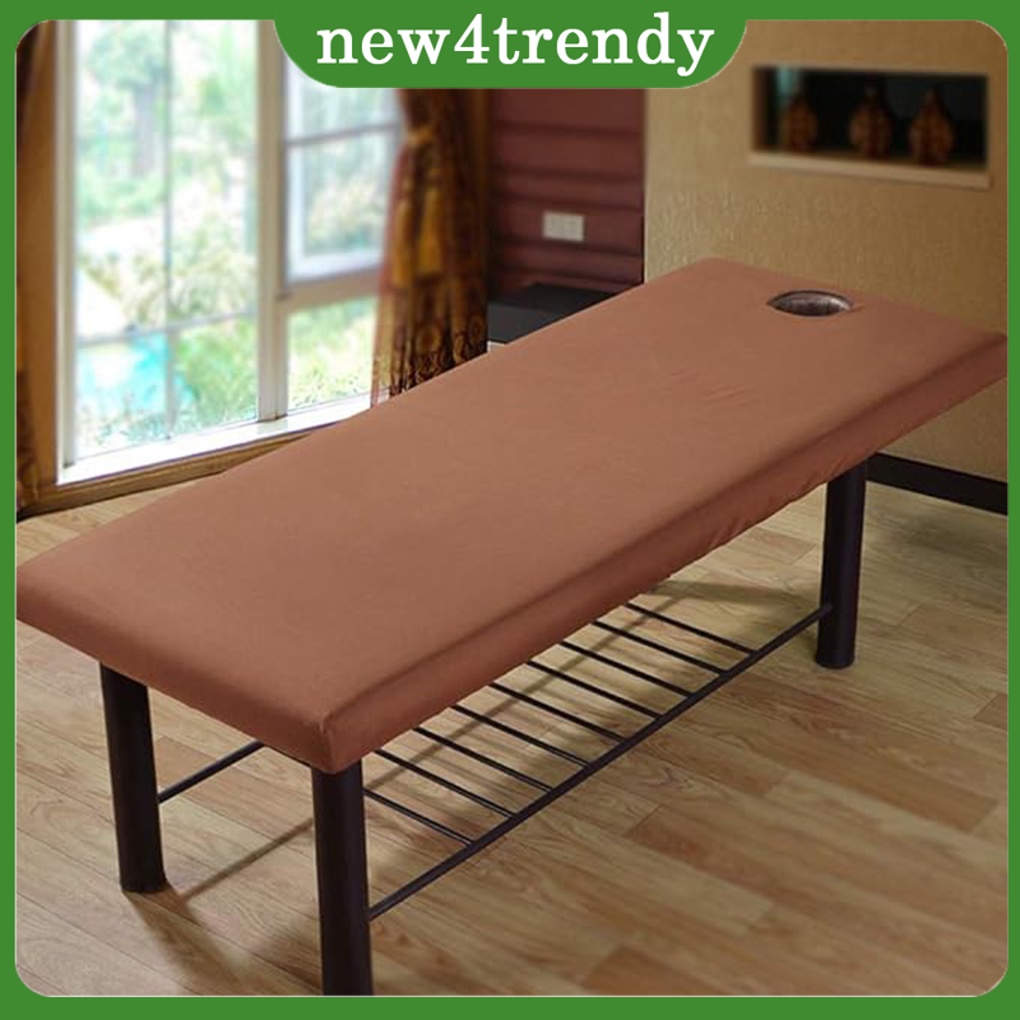 Massage Bed Sheet With Hole Skin Friendly And Soft Made With Polyester