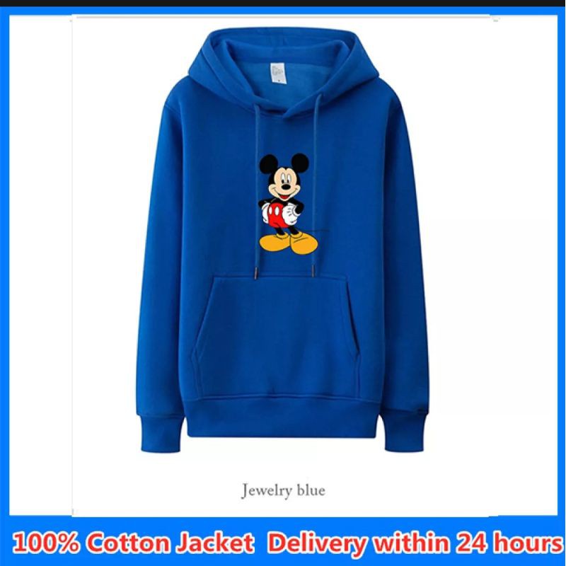 ♞mickey mouse Hoodie jacket unisex GOOD QUALITY outwear fashion women ...