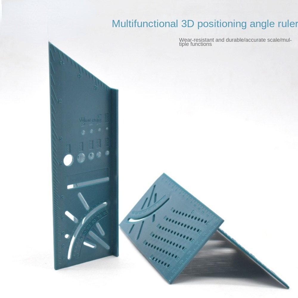 Multifunctional 3D positioning angle ruler Carpenter 3D positioning