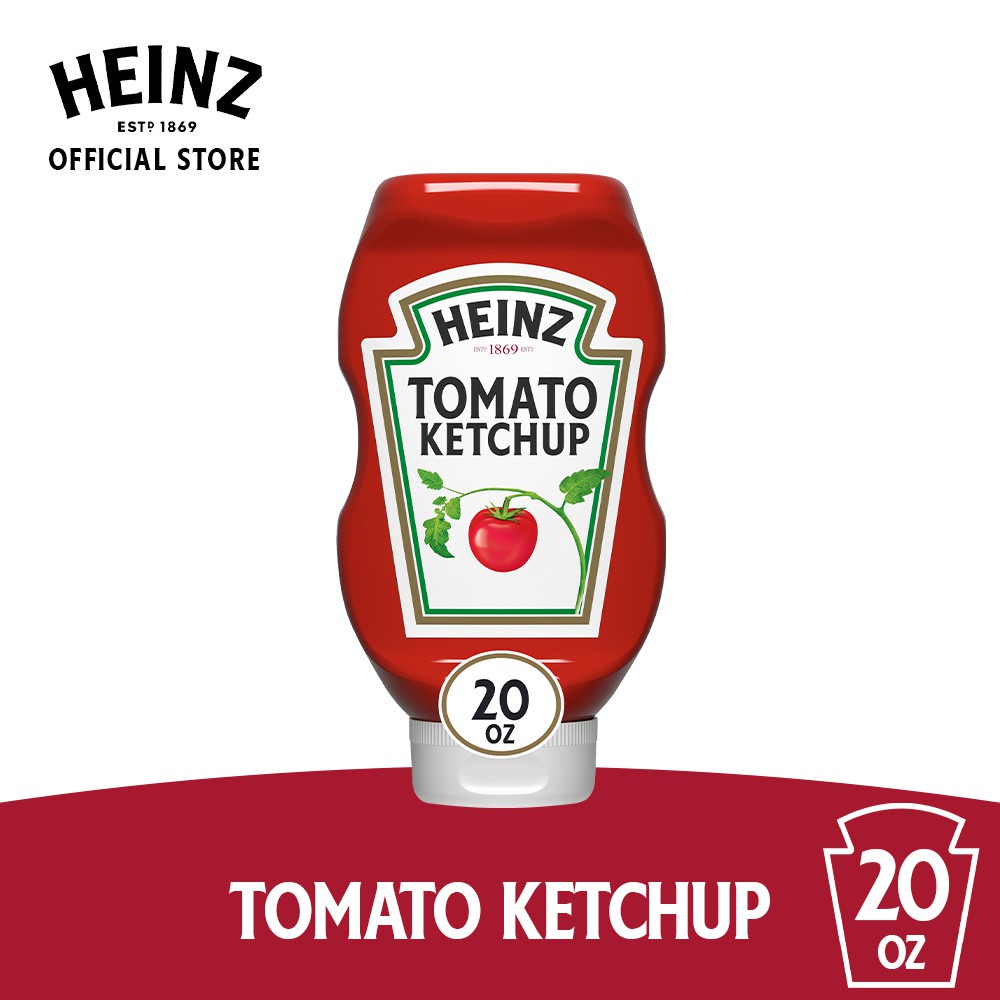 Heinz Easy Squeeze Bottle Tomato Ketchup 20oz / 567g | Shopee Philippines